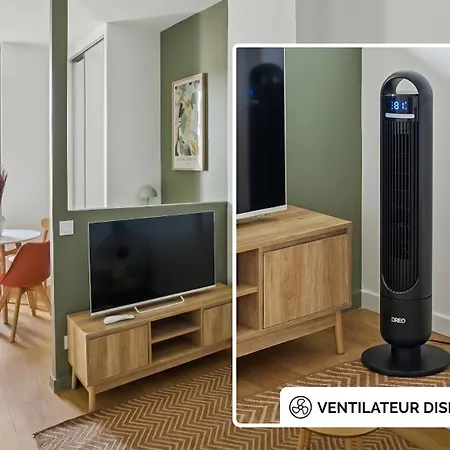 Studio Cosy De Mel - Jardin, Metro, Netflix, Bureau Apartament *